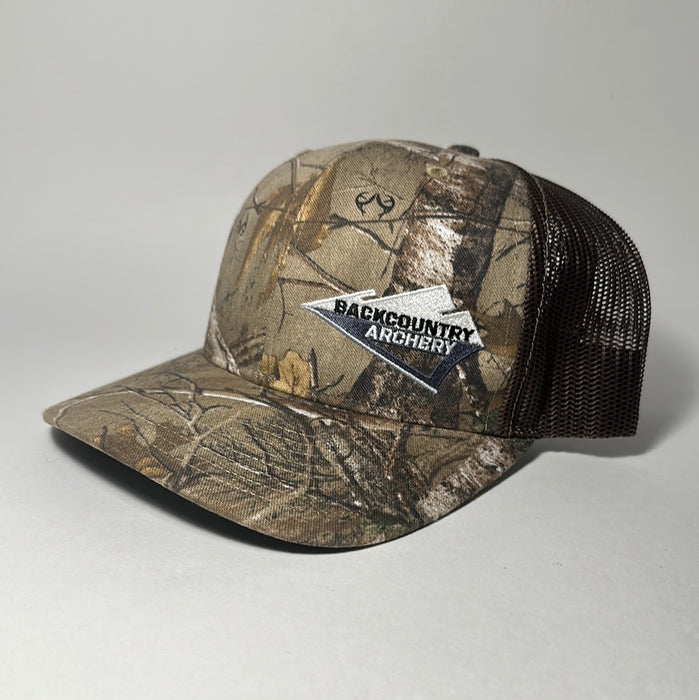 Hat - Realtree Xtra/Brown - White, Gray & Black - 112P