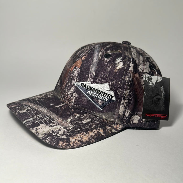 Hat - True Timber - White, Gray & Black Logo - 690C