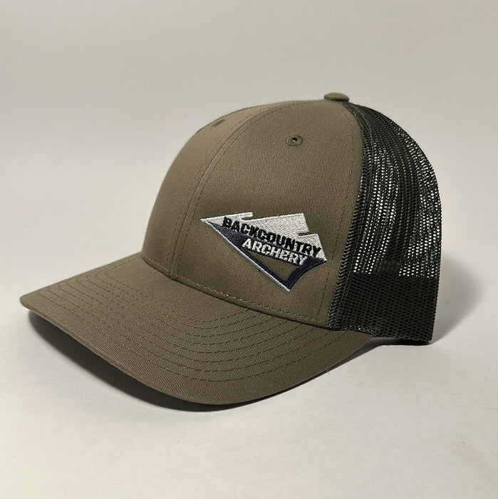 Hat - Loden/Green - White, Gray & Black Logo - 115