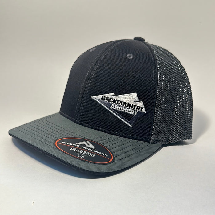 Hat - Black/Graphite - White, Gray & Black Logo - 404M