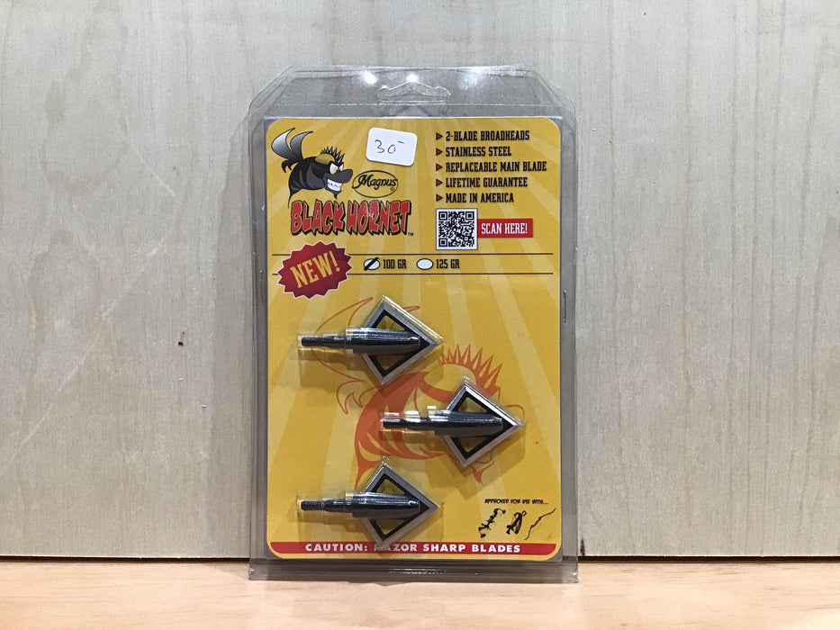 Black Hornet 100 grain 2 Blade Broadheads