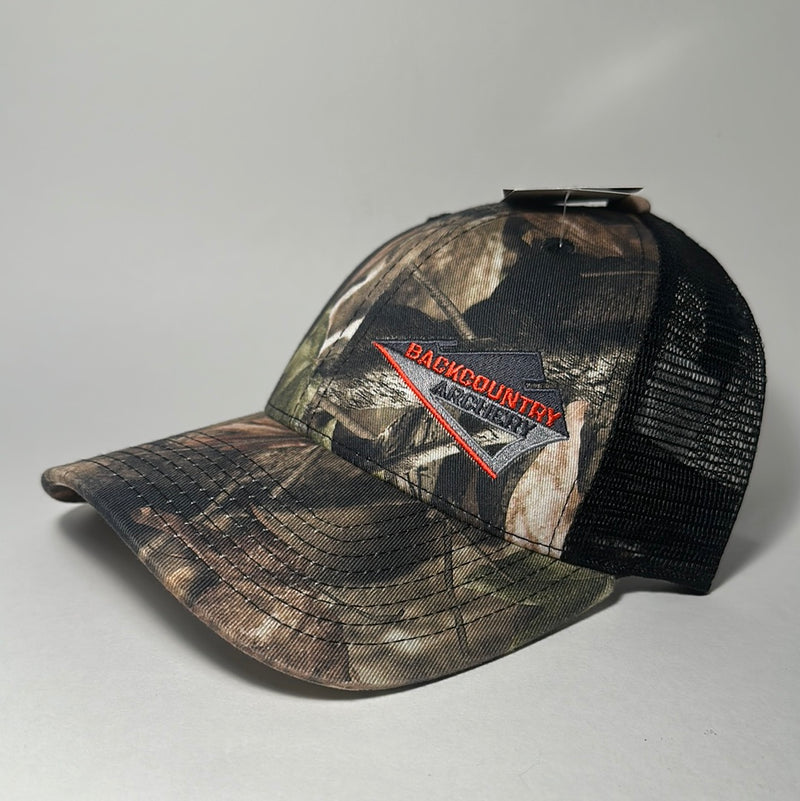 Hat - Hybricam Grey Bark/Black - Red, Gray & Black Logo - 226