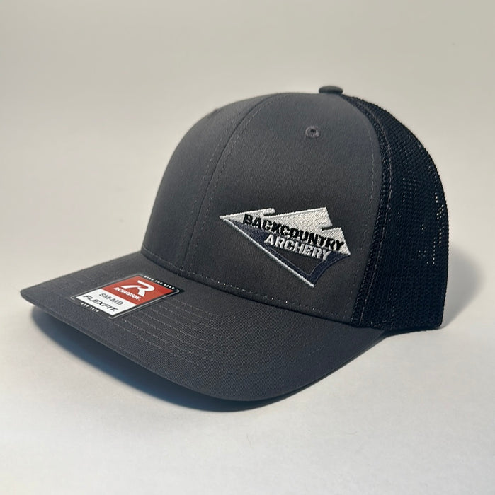 Hat - Gray/Black - White, Gray & Black Logo - 110