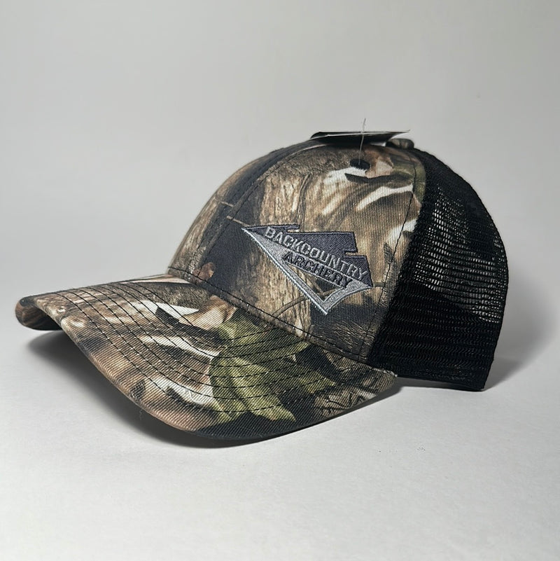 Hat - Hybricam Grey Bark/Black - Stealth Logo - 226