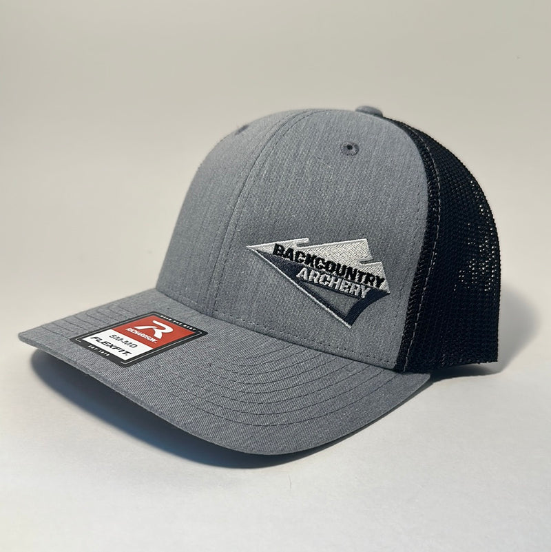 Hat - Heather Gray/Black - White, Gray & Black Logo - 110