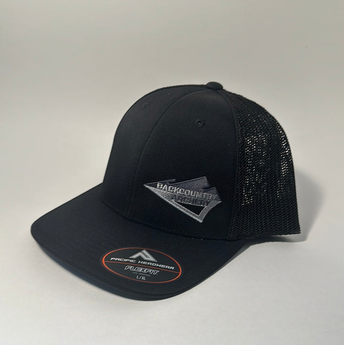 Hat - Black/Black - Stealth Logo - 404M