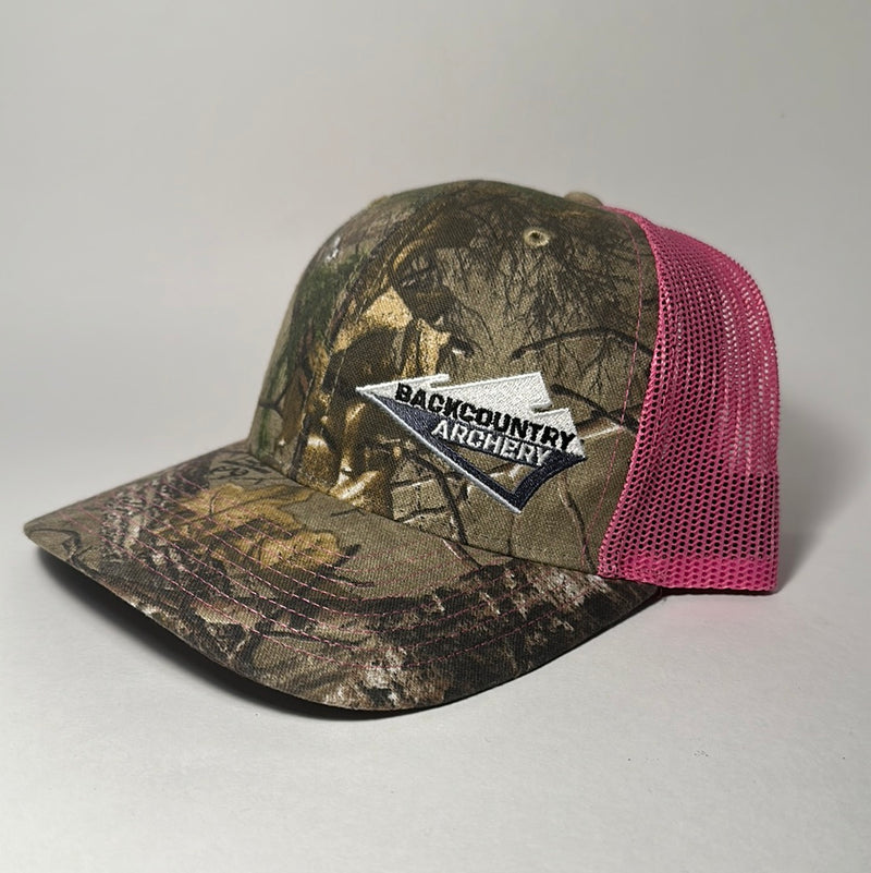 Hat - Realtree Xtra/Pink - White, Gray & Black - 112P Small