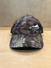 Hat - Kryptek/Brown - White, Gray & Black Logo - 111P