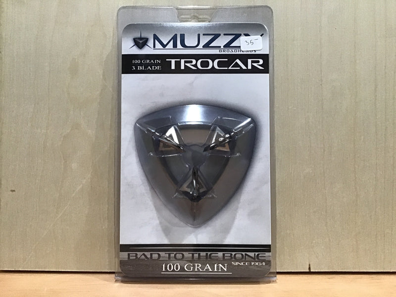 Muzzy Trocar 100 Grain 3-Blade Broadheads